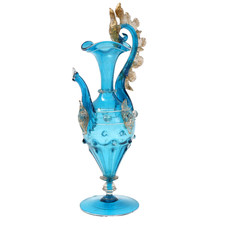 Murano Salviati Glass Ewer