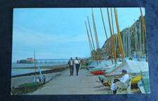 PROMENADE AND BEACH, MUMBLES, S WALES - VINTAGE POSTCARD #PT27665 UNUSED