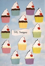 Die Cut cuts card toppers