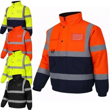 Hi Vis Bomber Jacket High