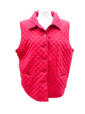 AMES Nautical Hunting WARM Camping $148 DRAPERS DAMONS Red Quilted Vest 1X