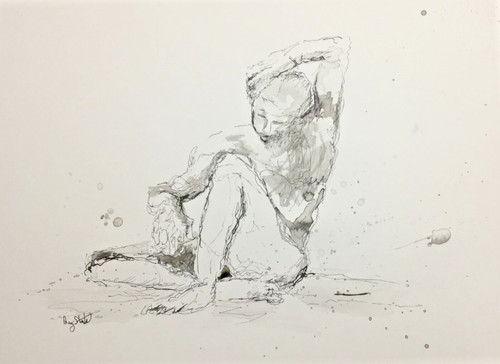 Original sitting pose figure - pose,