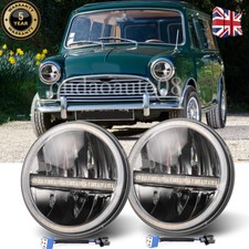 7'' Round Black DOT LED