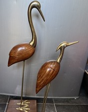 Straits Wood and Brass Stork