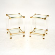Pair of Vintage French Lucite