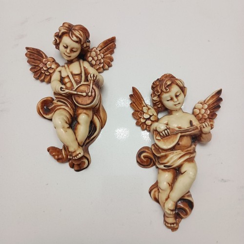 Vintage pair cherub angel - vintage,