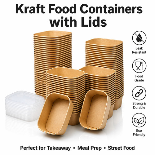 Kraft food containers with - kraft,