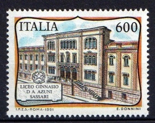 S59047 italy mnh 1991 liceo - mnh**,