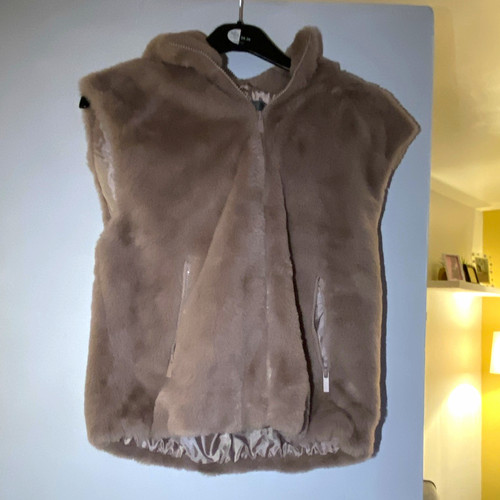 Primark beige faux - primark, hooded