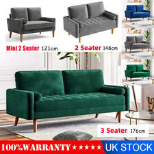2/3 Seater Velvet Sofa Modern