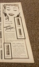 PCTBK1 PICTUREGOER ADVERT 11X4 TANGEE LANALURE LIPSTICK