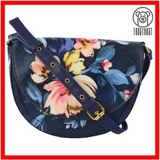 Cath Kidston Stratton Saddle Bag Cross Body Shoulder Paintbox Flowers Multi CL19