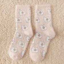 Winter Warm Soft Fluffy Bed Socks Home Floor Sock UK 5 Pair Ladies