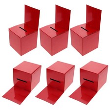 6 Pcs Card Post Box for