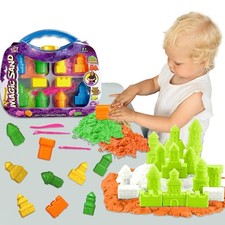 Creative Sand Kit for Children  Animal Moulds, Sensory Play Set, Non-Sticky