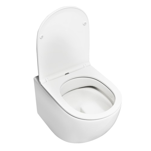 Gymax wall hung toilet ceramic - wall,