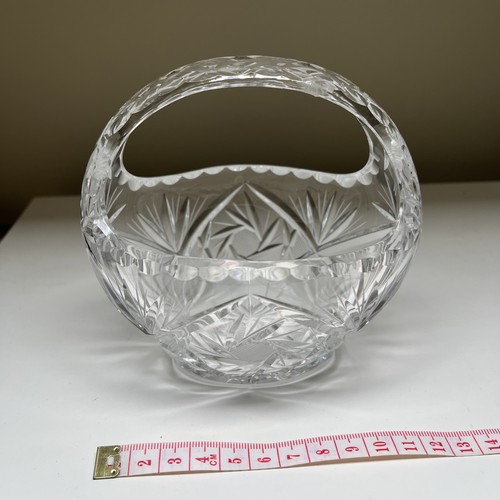 Vintage crystal cut glass - crystal/cut,