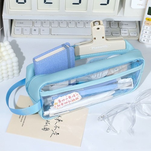 Transparent pencil case - pencil,