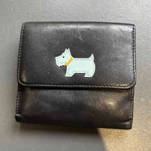 Radley black leather bifold - black,