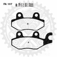EBC SFA Brake Pads front 1 Set SFA197 For Kymco Zing 125 1997-2015