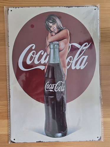 Vintage coca cola metal tin - metal,
