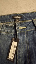Boohoo Women's  Wide Leg Denim