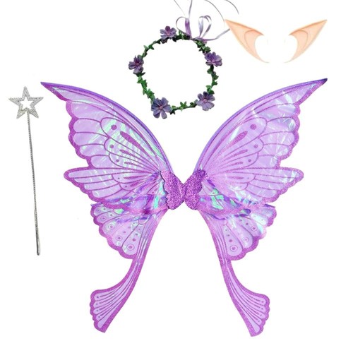 Fairy costume wings wand - fairy,