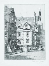 OLD ANTIQUE ETCHING JOHN KNOX