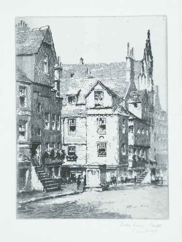 Old antique etching john - antique,