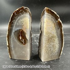 Agate Bookends (Pair) - Spiritual Healing Crystal Stone