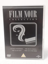 Film Noir Collection DVD Bundle - 4 Crime Thrillers - With Glass Key Blue Dahlia
