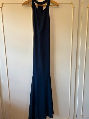 Boohoo occasion dress uk8 - boohoo, navy