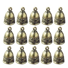 20 Pcs Tiny Brass Bells Mini