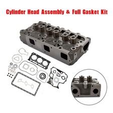 Complete Cylinder Head With Valve Spring & Gasket Kit For Kubota D902 RTV900