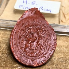 Henry VIII Finger Ring Wax Seal Stamp - British Museum