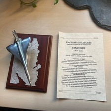 English Miniatures Fine Art Sculpture - Pewter Concorde - 1995 - Limited Edition