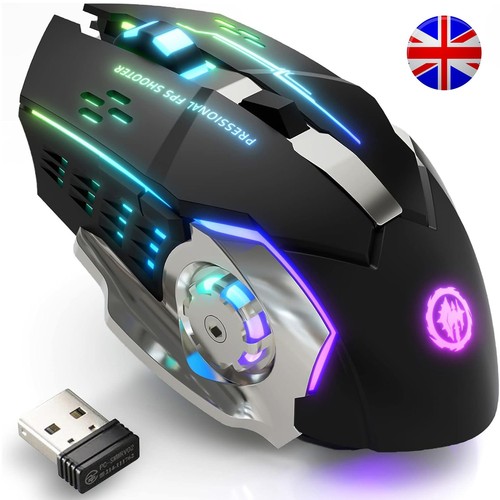 Wireless gaming mouse - wireless, led