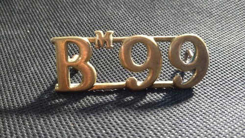 Unknown brass shoulder - brass, title