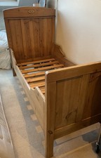 Antique Sleigh Pine Single Bed