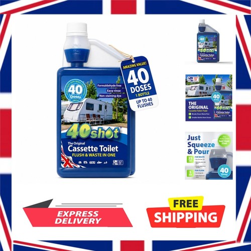 Qualkem blue caravan toilet - blue,