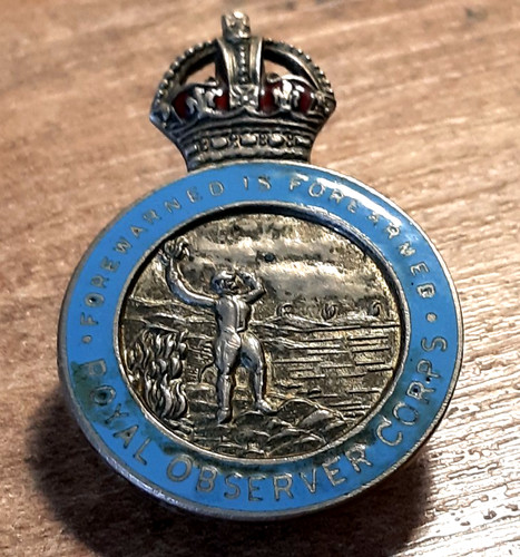 Royal observer corps - observer,
