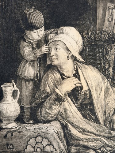 Rare etching david wilkie - rare,
