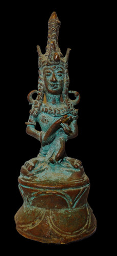 Hindu deity bronze shiva - deity, in