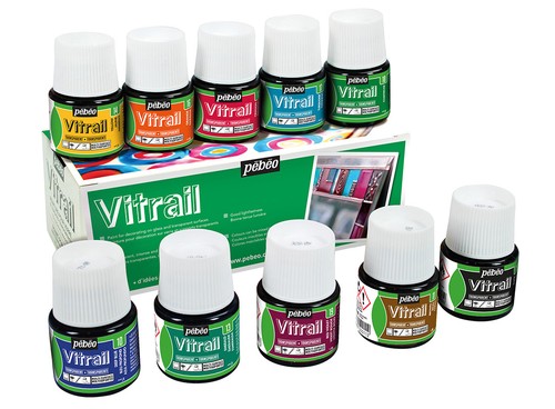 Pebeo vitrail glass - glass, paint