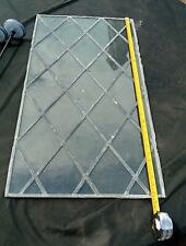 87.5cm X 46cm Salvaged Antique Leaded Window Rectangular Glass