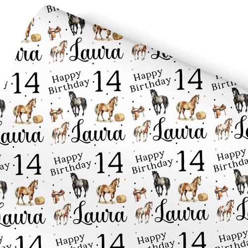 Personalised horses birthday - personalised,