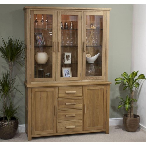 Solid oak large glazed - solid,