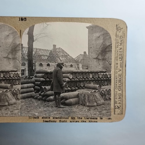 Ww1 military stereoview - military,