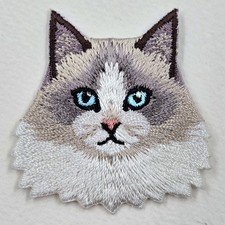 Ragdoll Cat Embroidered Patch