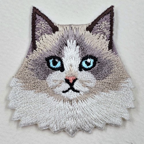 Ragdoll cat embroidered - cat, patch